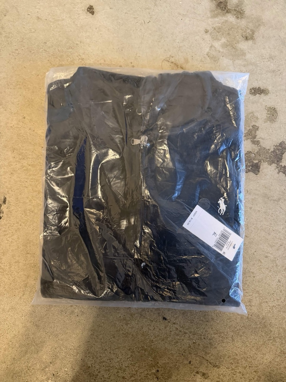 Polo by Ralph Lauren Black Full-Zip Hooded Jacket with Polo Pony - Picture 3 of 4
